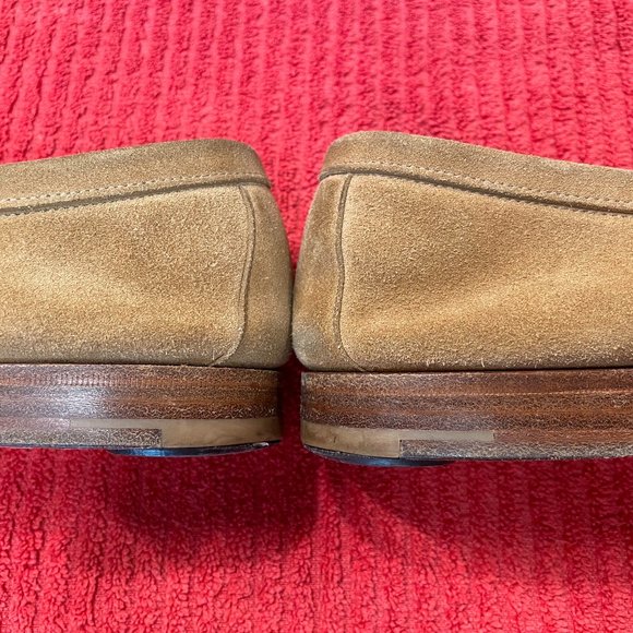 Prada Mens Loafers All Leather Upper and Out Soles Brown Made In Italy - Picture 2 of 16